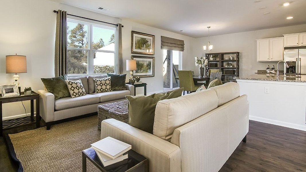 Representative furnished interior of a home built from the Aisle by D.R. Horton in Cobblestone Village, Savannah (Image 4).