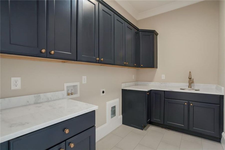 Furnished interior view inside a new home in , Statham (Image 7).