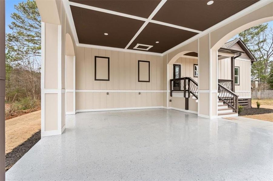 Exterior details and patio area of a home in , Austell (Image 18).
