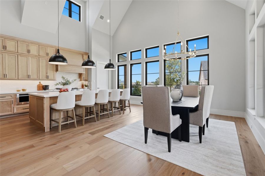 Furnished interior view inside a new home in , Willis (Image 12).
