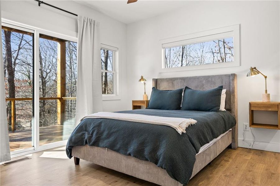 Furnished interior view inside a new home in , Blue Ridge (Image 36).