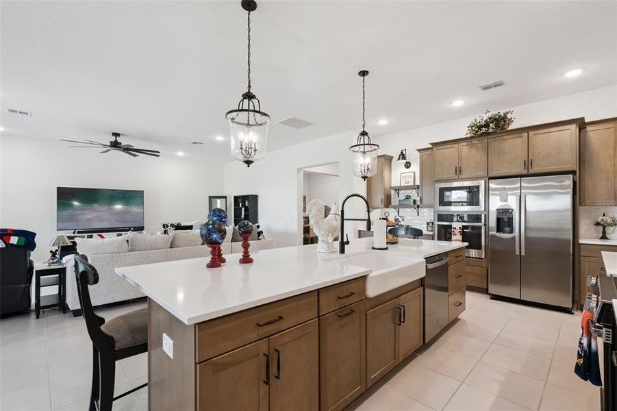 Furnished interior view inside a new home in , Winter Garden (Image 39).
