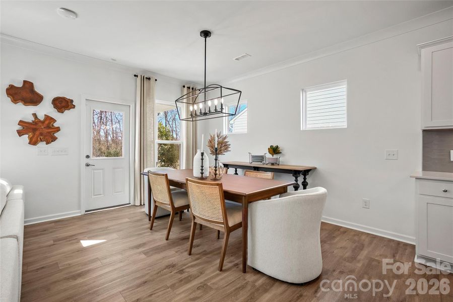 Furnished interior view inside a new home in Riverstone, Monroe (Image 8). Furnished interior view inside a new home in Riverstone, Monroe (Image 8).
