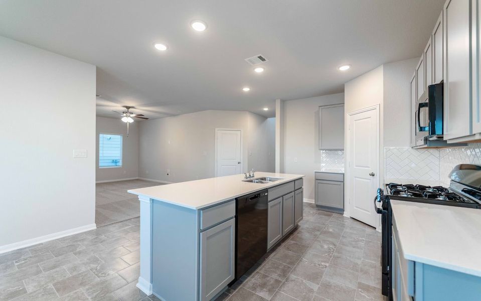 Furnished interior view inside a new home in Sunset Oaks, Maxwell (Image 2).