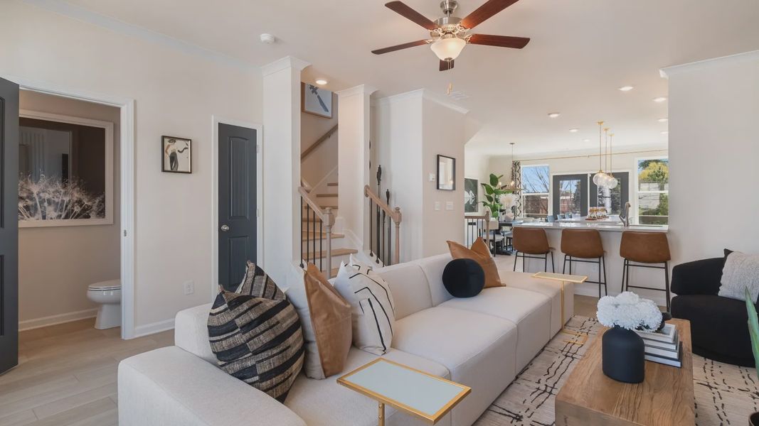Furnished interior view inside a new home in Silverock, McDonough (Image 19).