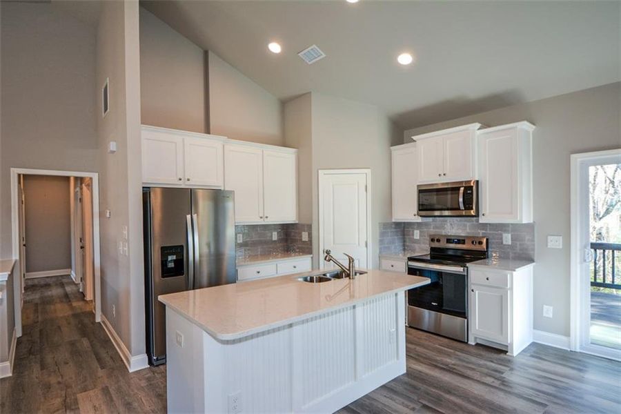 Furnished interior view inside a new home in , Winder (Image 10).