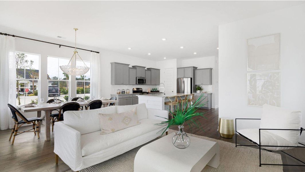 Furnished interior view inside a new home in Carnes Crossroads, Summerville (Image 9).