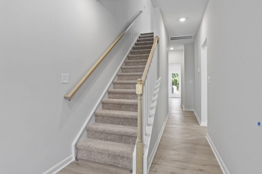 Spacious, unfurnished interior of a new home in Renaissance at White Oak, Garner (Image 17). Spacious, unfurnished interior of a new home in Renaissance at White Oak, Garner (Image 17).
