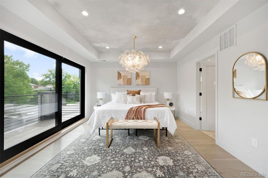 Furnished interior view inside a new home in , Denver (Image 8). Furnished interior view inside a new home in , Denver (Image 8).