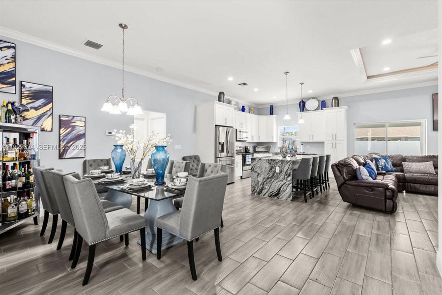 Furnished interior view inside a new home in , Port St. Lucie (Image 11).