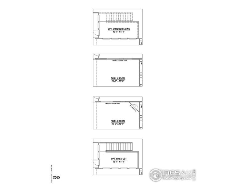 2D floor plan layout of this home in RainDance National 60/70, Windsor, CO (Image 4).