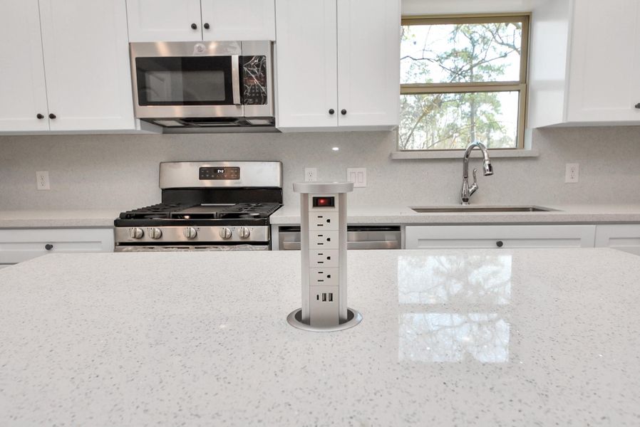 Close-up of interior finishes inside a home in , Houston (Image 16).