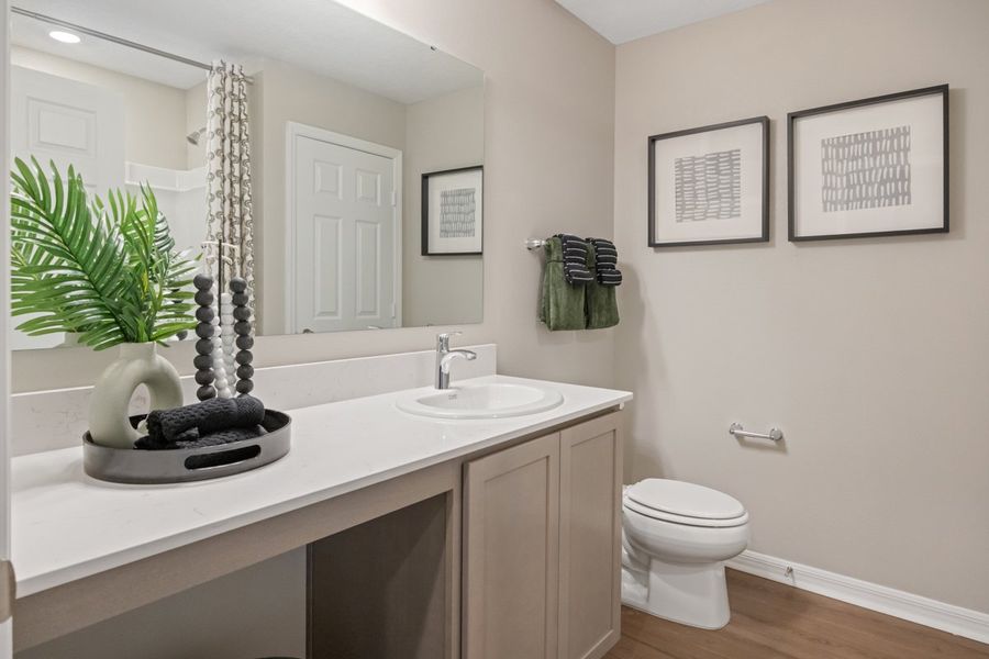 Representative furnished interior of a home built from the 1707 Modeled by KB Home in Canoe Creek Reserve III, St. Cloud (Image 14). Representative furnished interior of a home built from the 1707 Modeled by KB Home in Canoe Creek Reserve III, St. Cloud (Image 14).