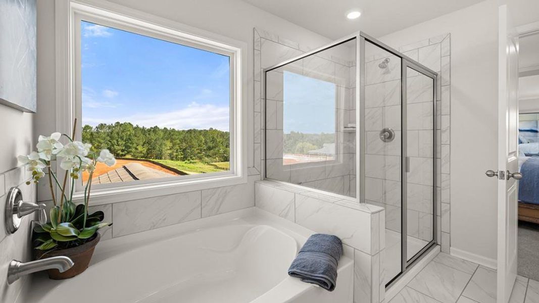 Furnished interior view inside a new home in Thalley Creek Estates, Cumming (Image 16).
