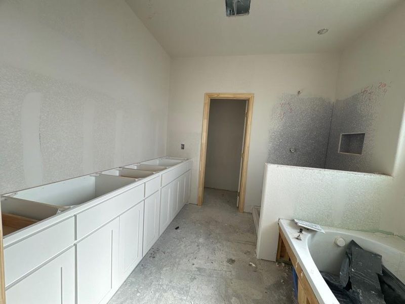 In-progress construction of a new home in Terra Escalante, Blue Ridge, TX (Image 9).