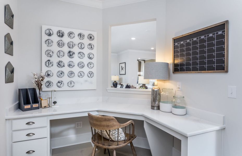 Representative furnished interior of a home built from the Waterstone by Pulte Homes in Long Savanna, Charleston (Image 11).