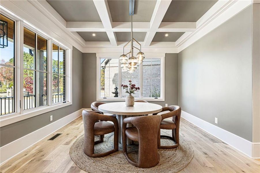 Furnished interior view inside a new home in , Alpharetta (Image 8).