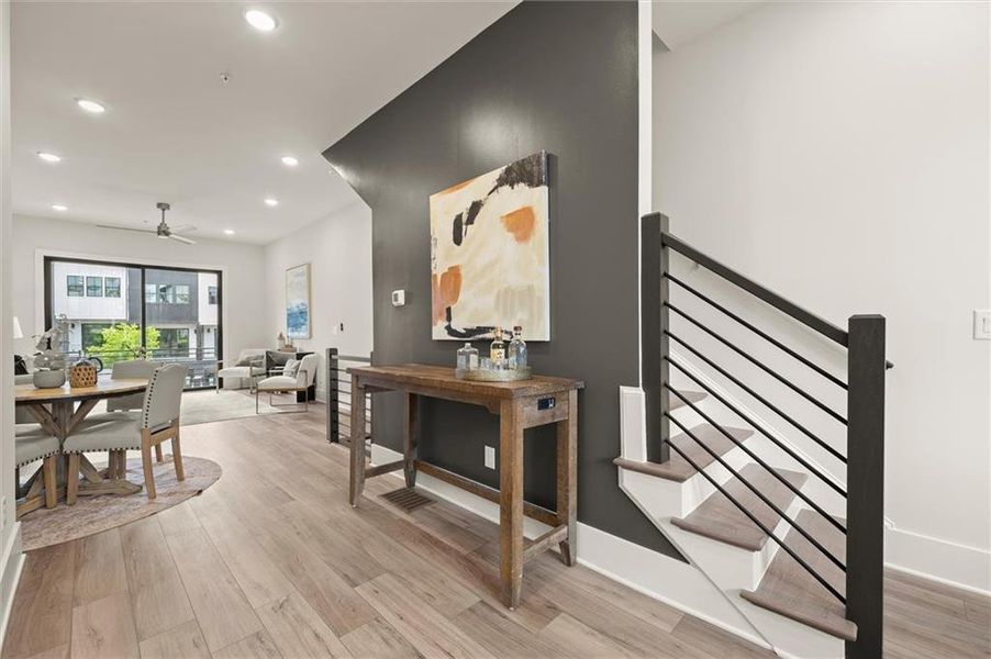 Furnished interior view inside a new home in The Gathering – Alpharetta, Alpharetta (Image 14).