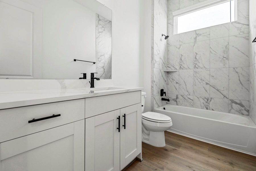 Furnished interior view inside a new home in Hallimore Ranch, Rosenberg (Image 5). Furnished interior view inside a new home in Hallimore Ranch, Rosenberg (Image 5).