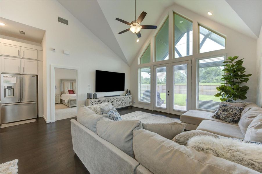 Furnished interior view inside a new home in Sienna 45', 50', Missouri City (Image 30).