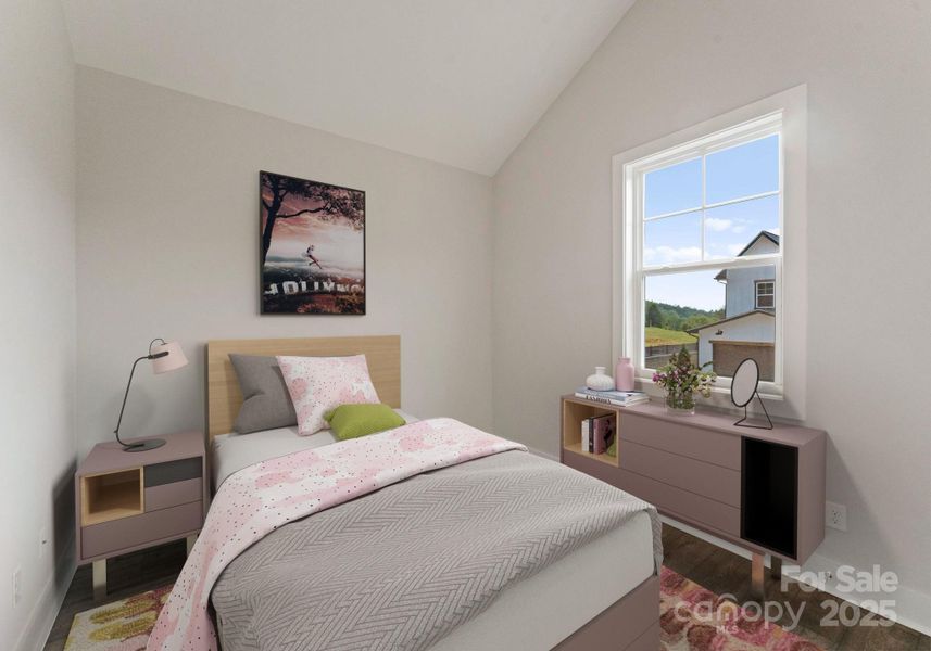 Furnished interior view inside a new home in , Weaverville (Image 6).