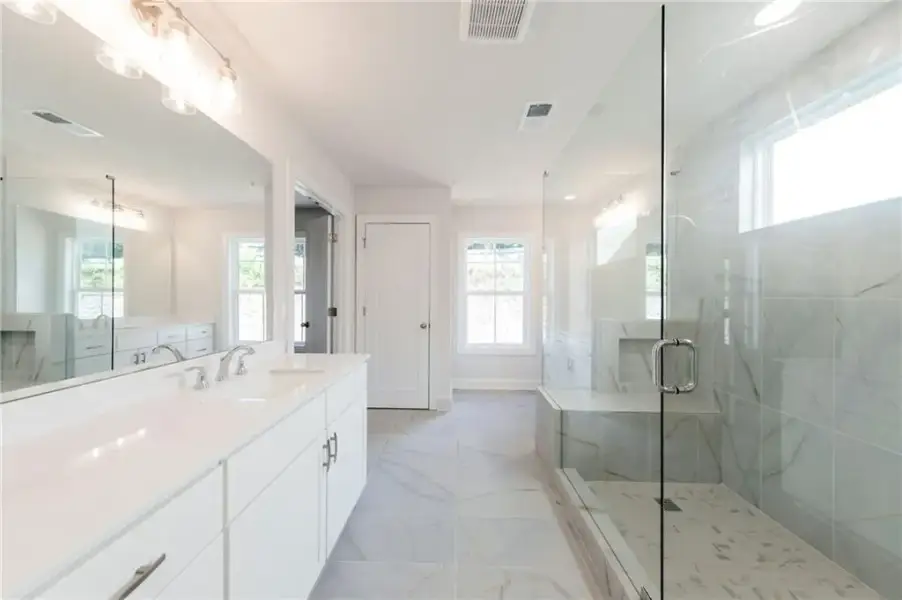 Furnished interior view inside a new home in , Marietta (Image 9).