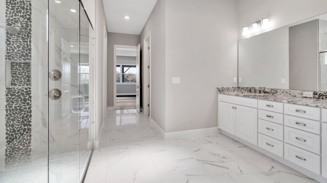 Representative furnished interior of a home built from the Grand Canary by DRB Homes in River Preserve Estates, Parrish (Image 15).