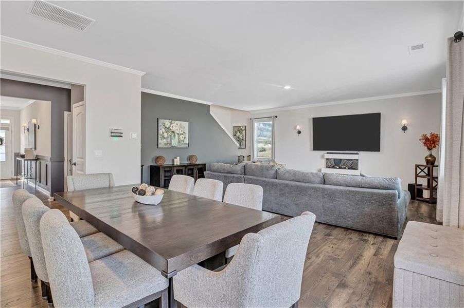 Furnished interior view inside a new home in Thompson Ridge, Dallas (Image 26).