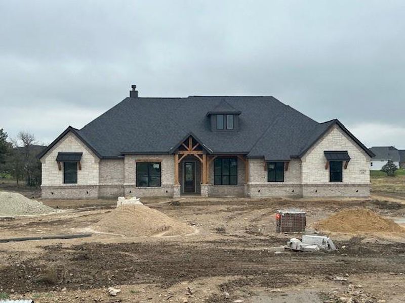 View of french country style house