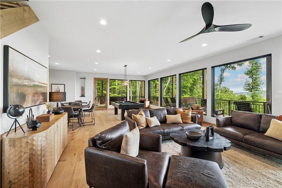 Furnished interior view inside a new home in , Blairsville (Image 3).