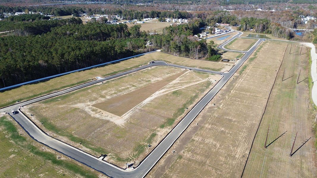 Site preparation for new homesites in Winfield Farms, Myrtle Beach (Image 12).