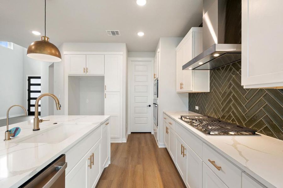 Furnished interior view inside a new home in Heritage, Dripping Springs (Image 11).