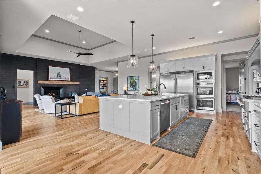 Furnished interior view inside a new home in Woodland Meadows, Fort Worth (Image 6).