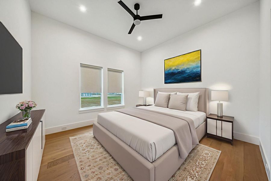 Furnished interior view inside a new home in , Bellaire (Image 28).