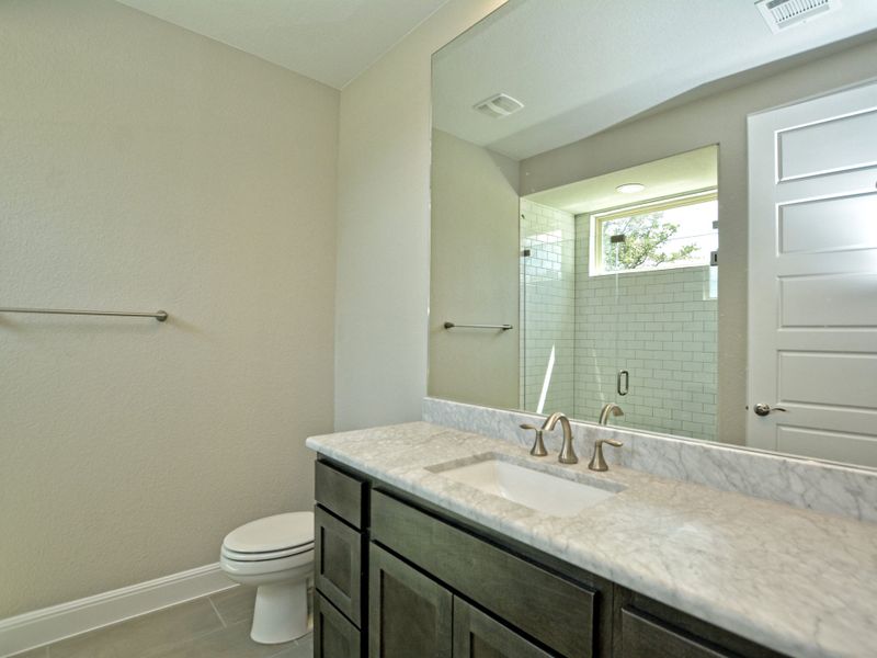 Image 185 representing the Santa Barbara II by Giddens Homes in Scofield Farms Estates, Georgetown, TX.