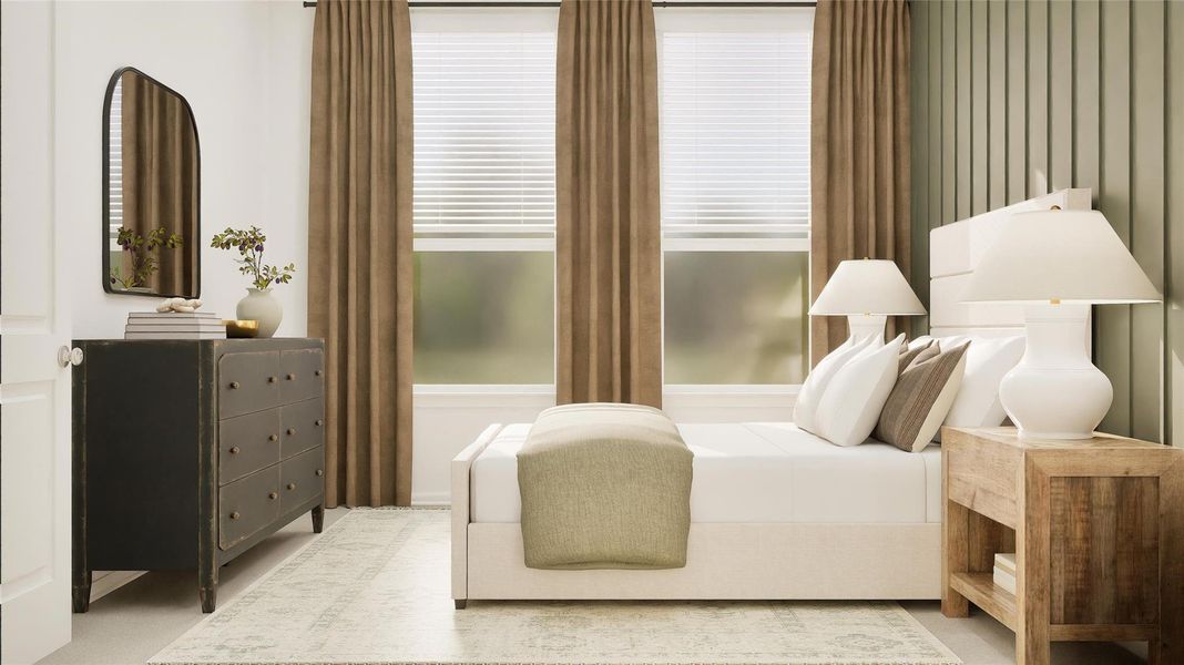 Furnished interior view inside a new home in The Preserve at Rosenberg, Rosenberg (Image 14).