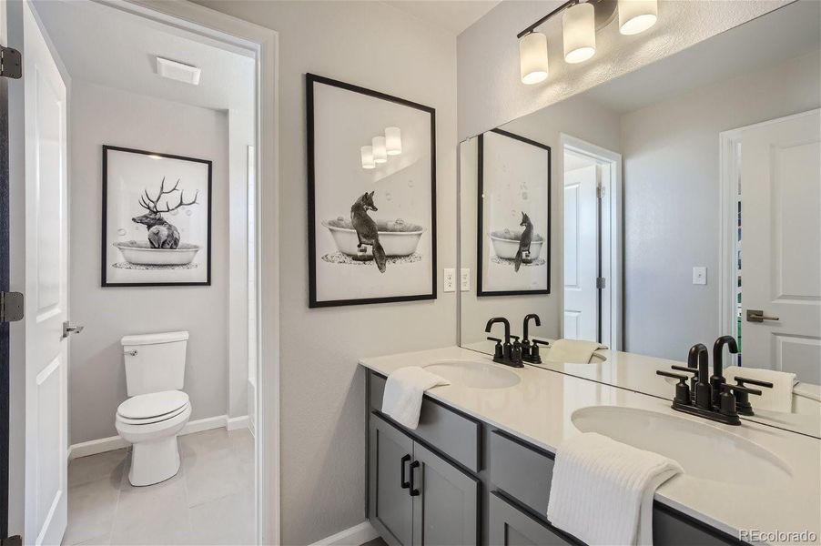 Furnished interior view inside a new home in , Fort Collins (Image 2).