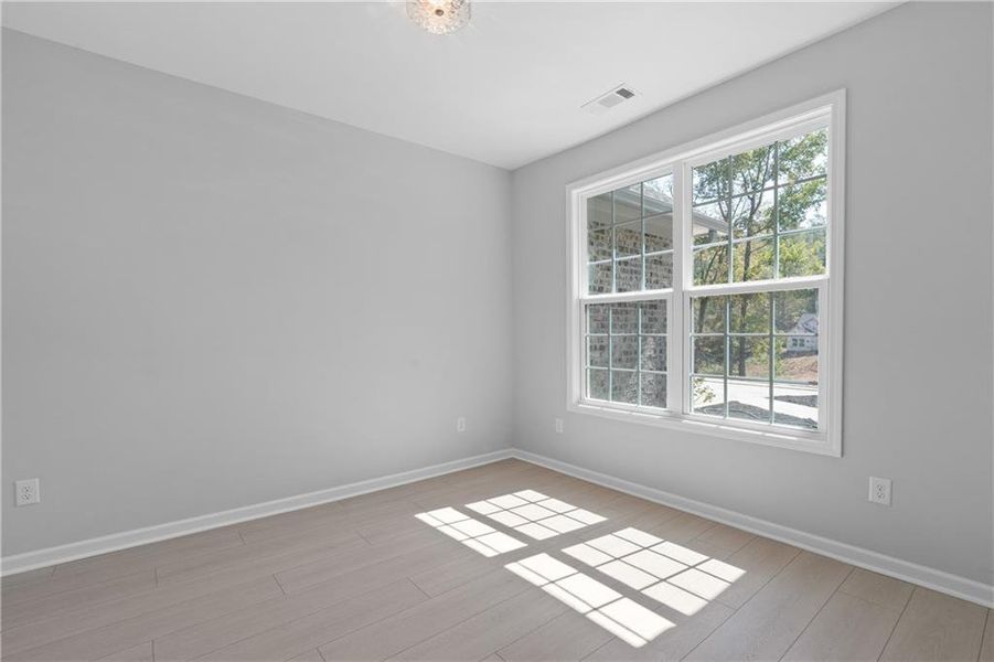 Spacious, unfurnished interior of a new home in , Gray (Image 54).