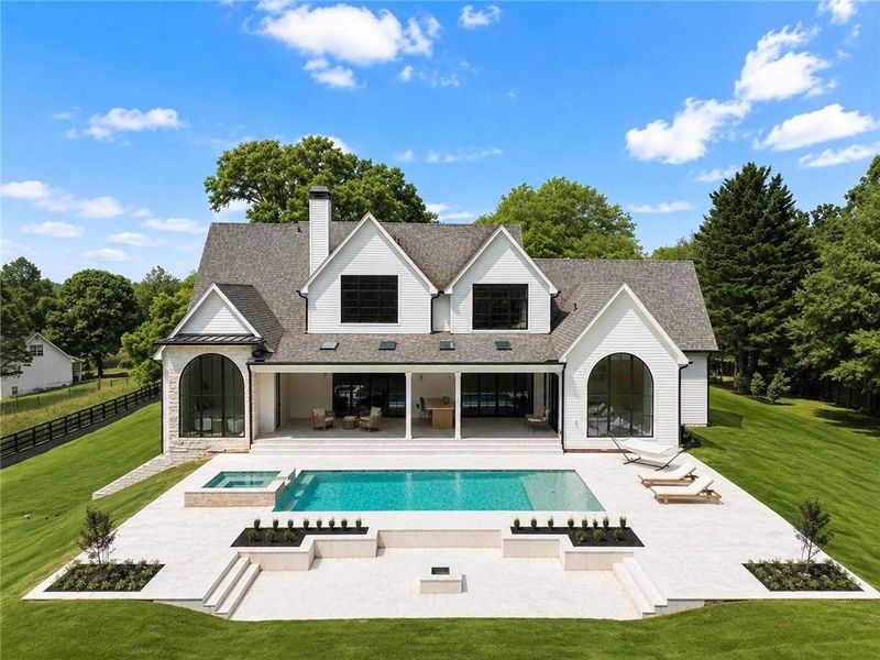 Front exterior of a new home in , Canton, GA, highlighting curb appeal (Image 32). Front exterior of a new home in , Canton, GA, highlighting curb appeal (Image 32).