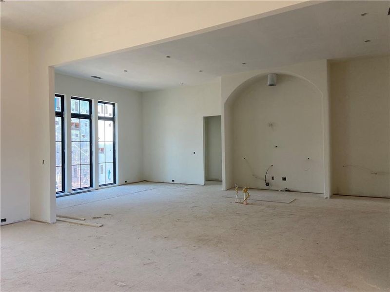 In-progress construction of a new home in , Acworth, GA (Image 12).