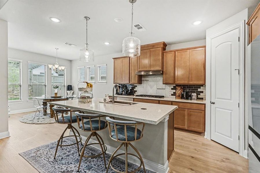 Furnished interior view inside a new home in Pecan Square, Justin (Image 21).