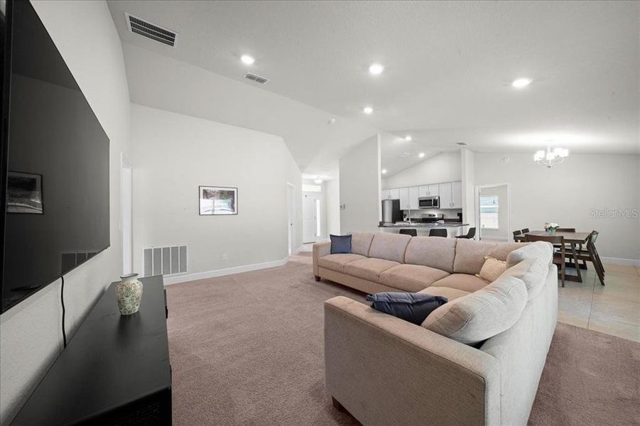 Furnished interior view inside a new home in , Ocala (Image 16).