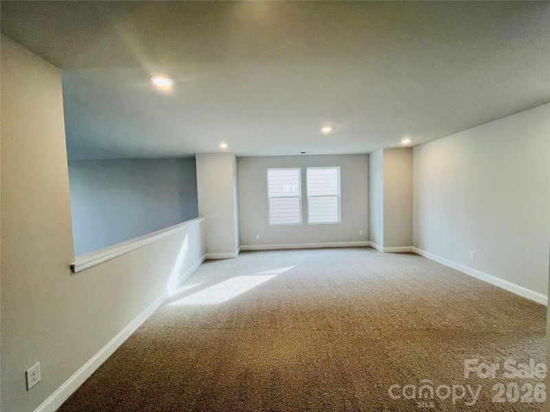 Loft overlooks great room