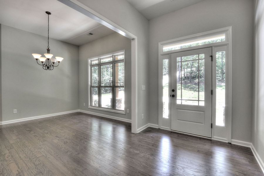 Representative unfurnished interior of a home built from the The Huntleigh by Bamford and Company in Rowland Springs, Cartersville (Image 37).