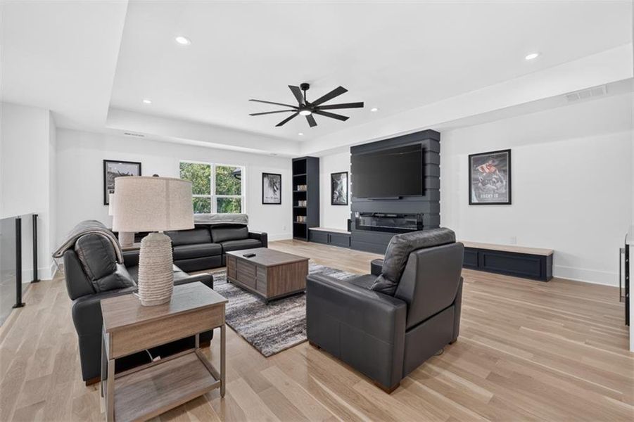Furnished interior view inside a new home in , Buford (Image 60).