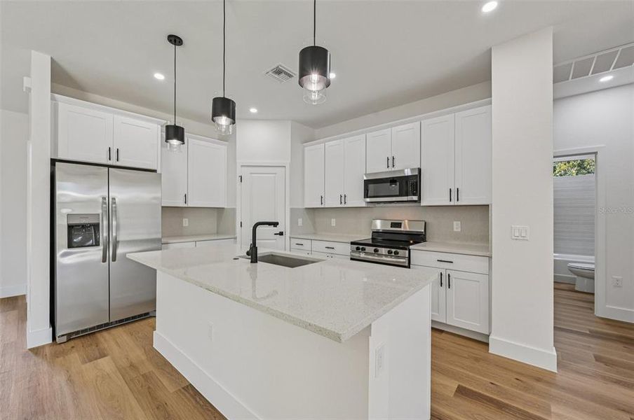 Furnished interior view inside a new home in , North Port (Image 12).