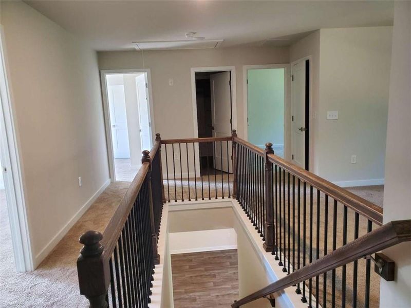 Furnished interior view inside a new home in Creekbend Overlook, Fairburn (Image 5). Furnished interior view inside a new home in Creekbend Overlook, Fairburn (Image 5).