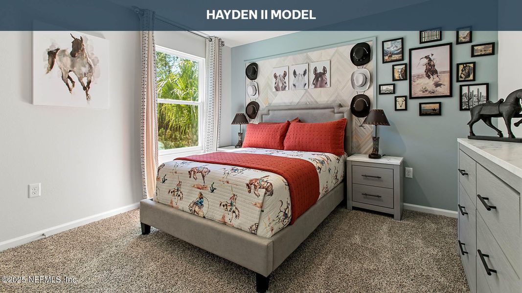 Furnished interior view inside a new home in Rookery, Green Cove Springs (Image 26).