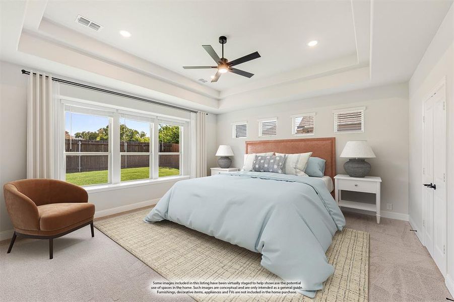 Furnished interior view inside a new home in Villages of Walnut Grove, Midlothian (Image 8).
