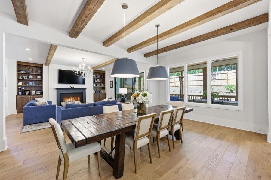 Furnished interior view inside a new home in , Chamblee (Image 15).